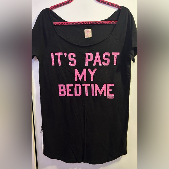 PINK Victoria's Secret Other - Y2K I only sleep In Pink sleep shirt rhinestones it’s past my bedtime